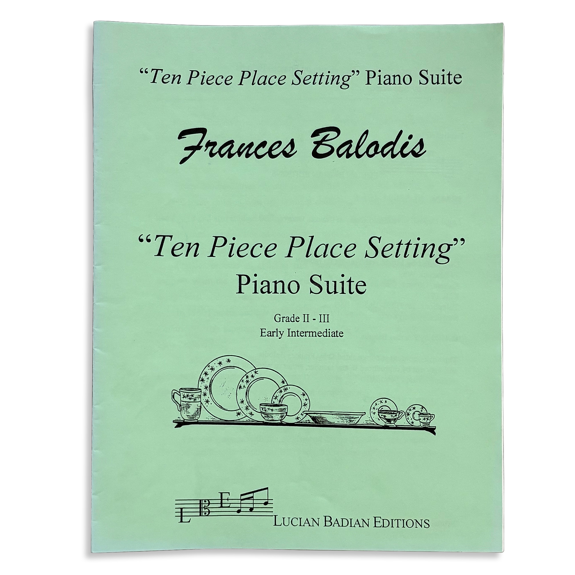 Sheet Music - 10-Piece Place Setting