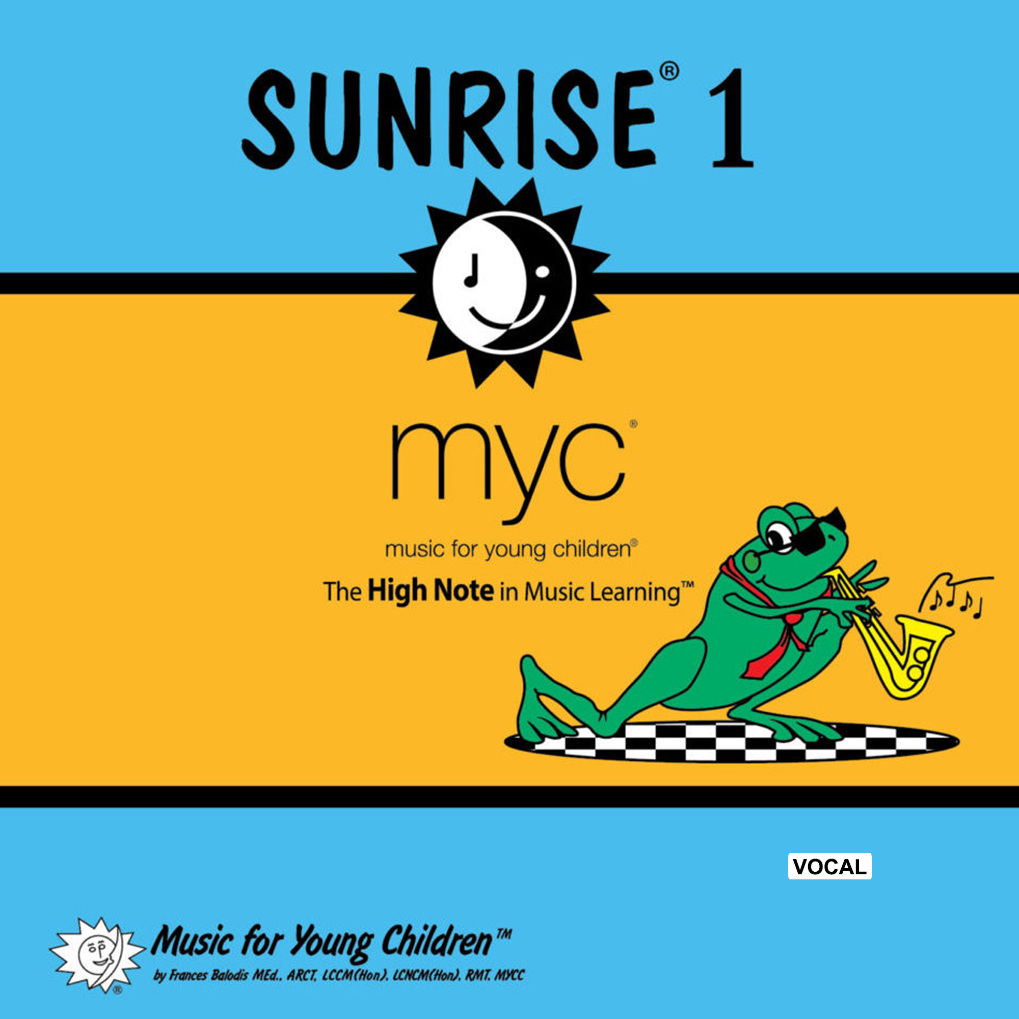 CD- Sunrise 1 Vocal CD