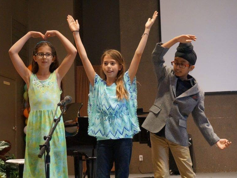 Dancing children