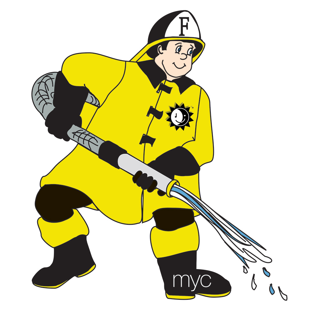 Tattoos - Fireman Fred (package of 6)