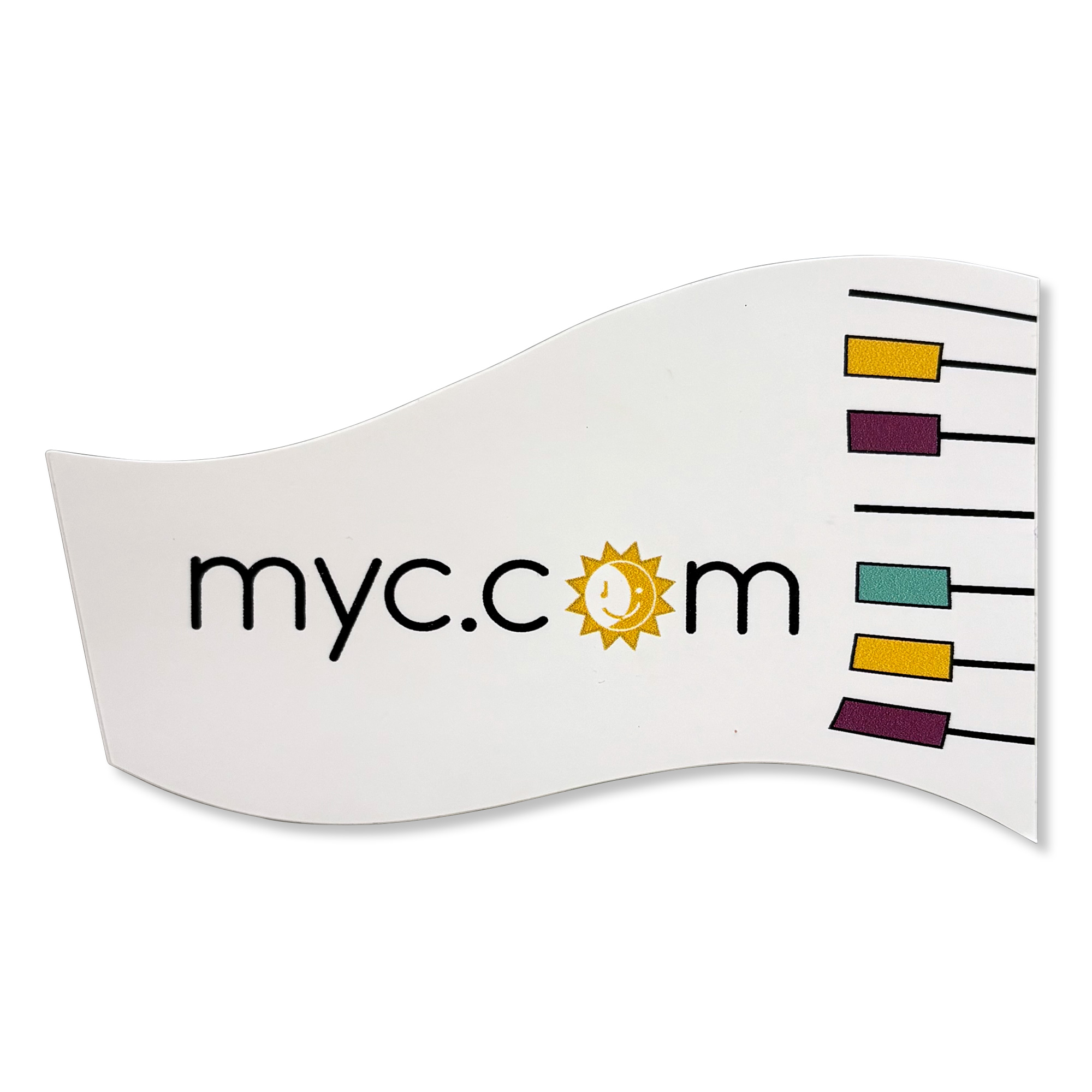 Vinyl MYC Piano Sign