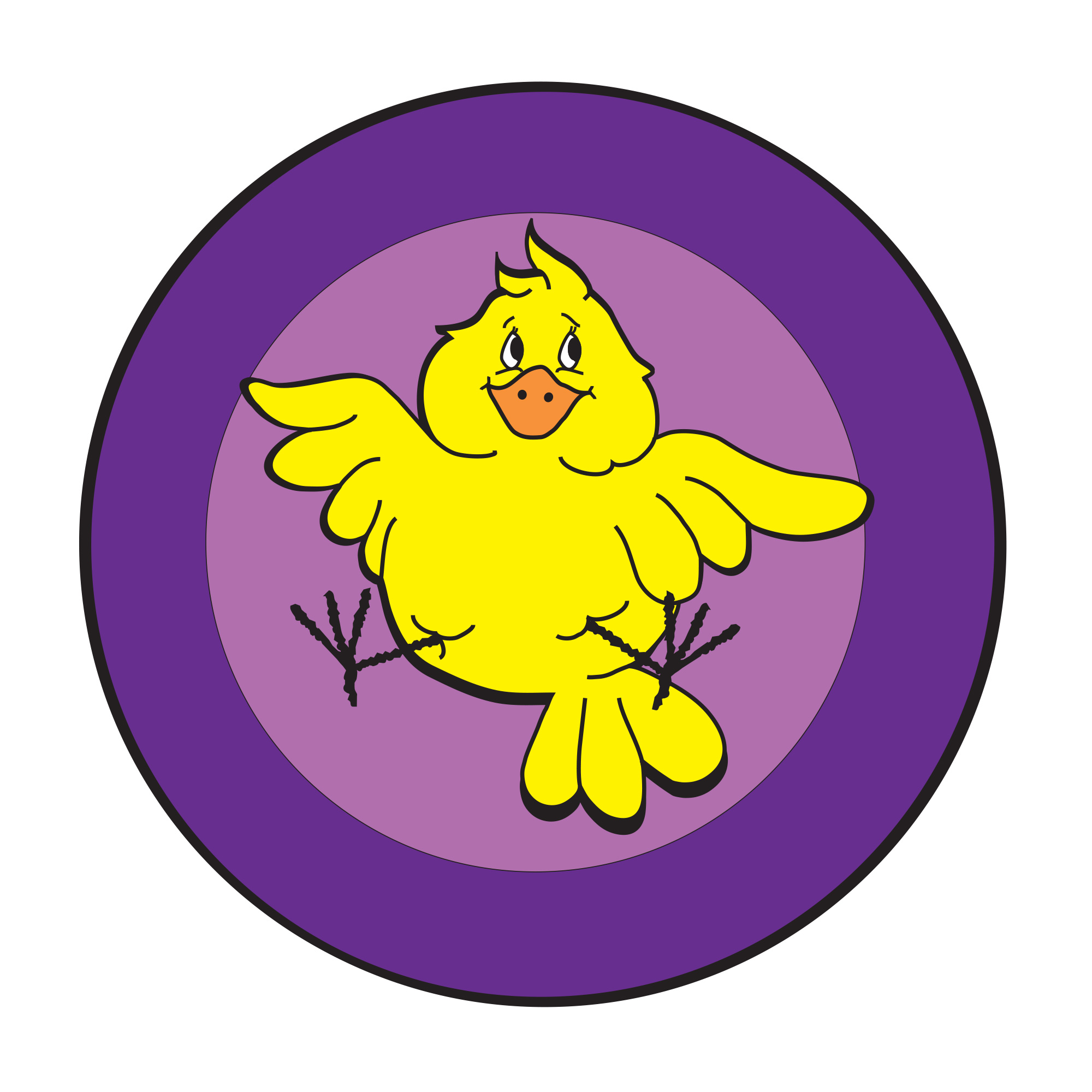 Sticker - Bouncing Bird