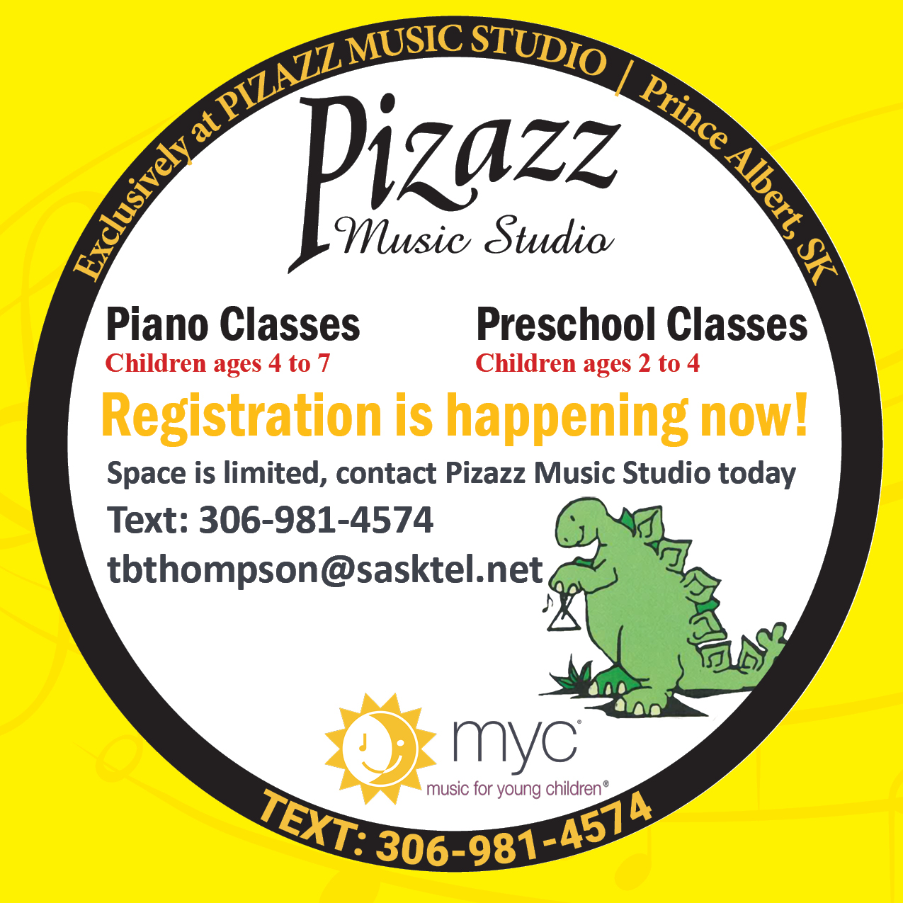 Studio photo of Pizazz Music Studio